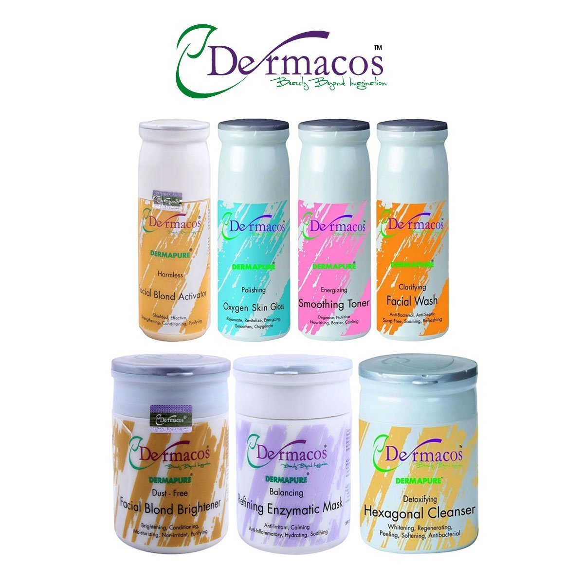 Dermacos Facial Kit (500gm Each) Pack Of 7