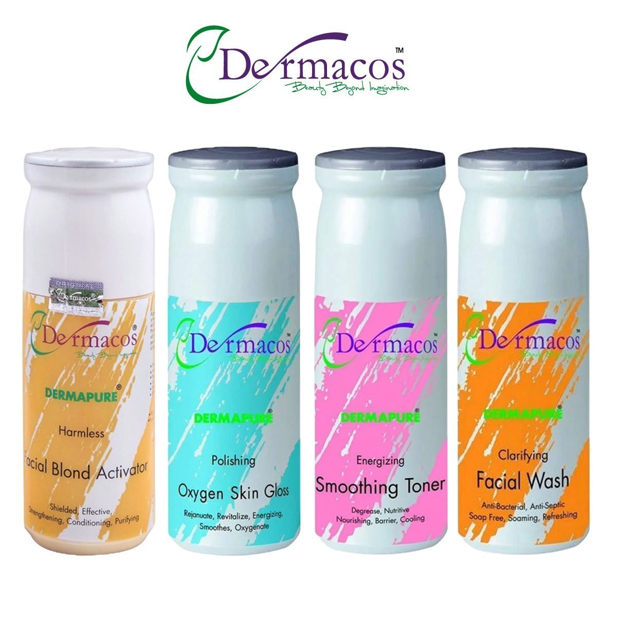 Dermacos Facial Tubes Combination-1 (200ml Each) Pack of 4