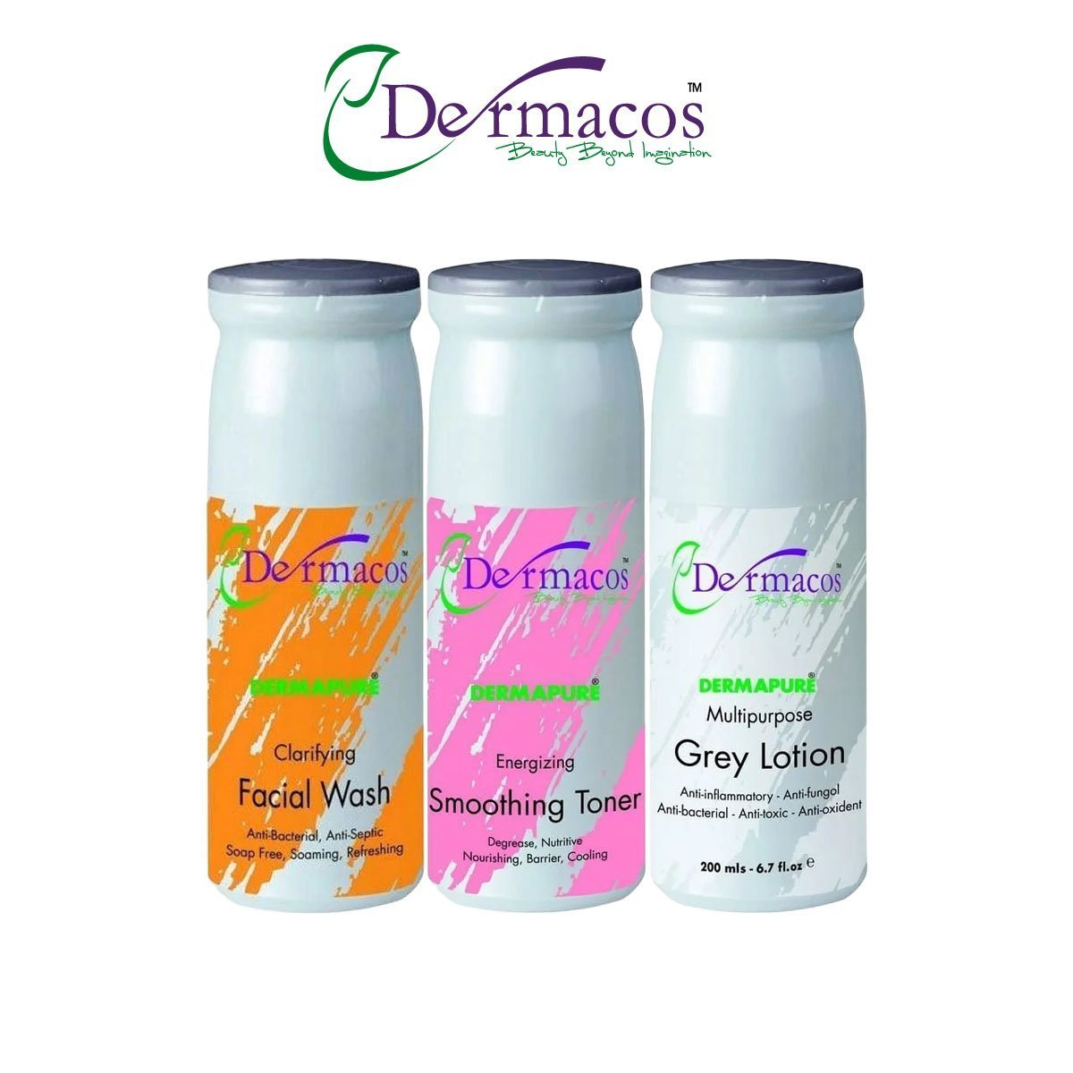 Dermacos Facial Tubes Combination-3 (200ml Each) Pack Of 3