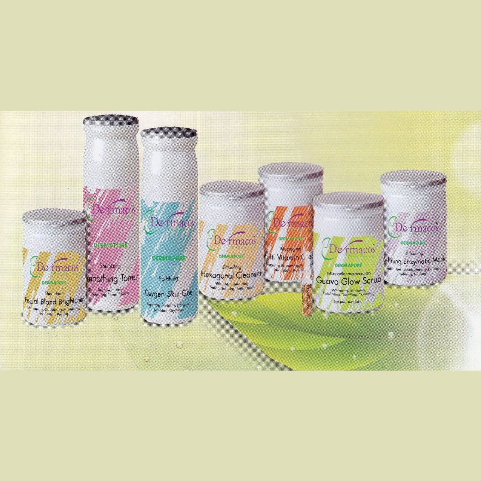 Dermacos Skin Glowing Facial Polish Kit (Pack Of 8)