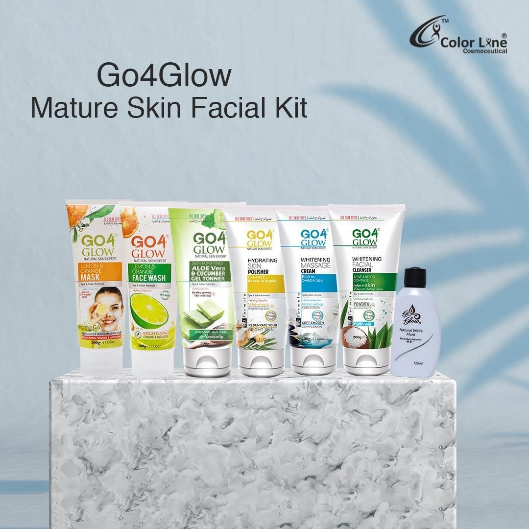 Go4Glow Mature Skin Facial Kit (Pack of 7)