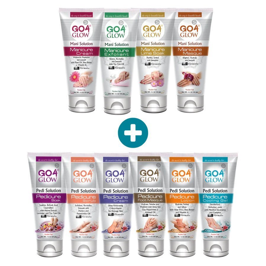 Go4Glow Mani & Pedi Solution (Pack of 10)