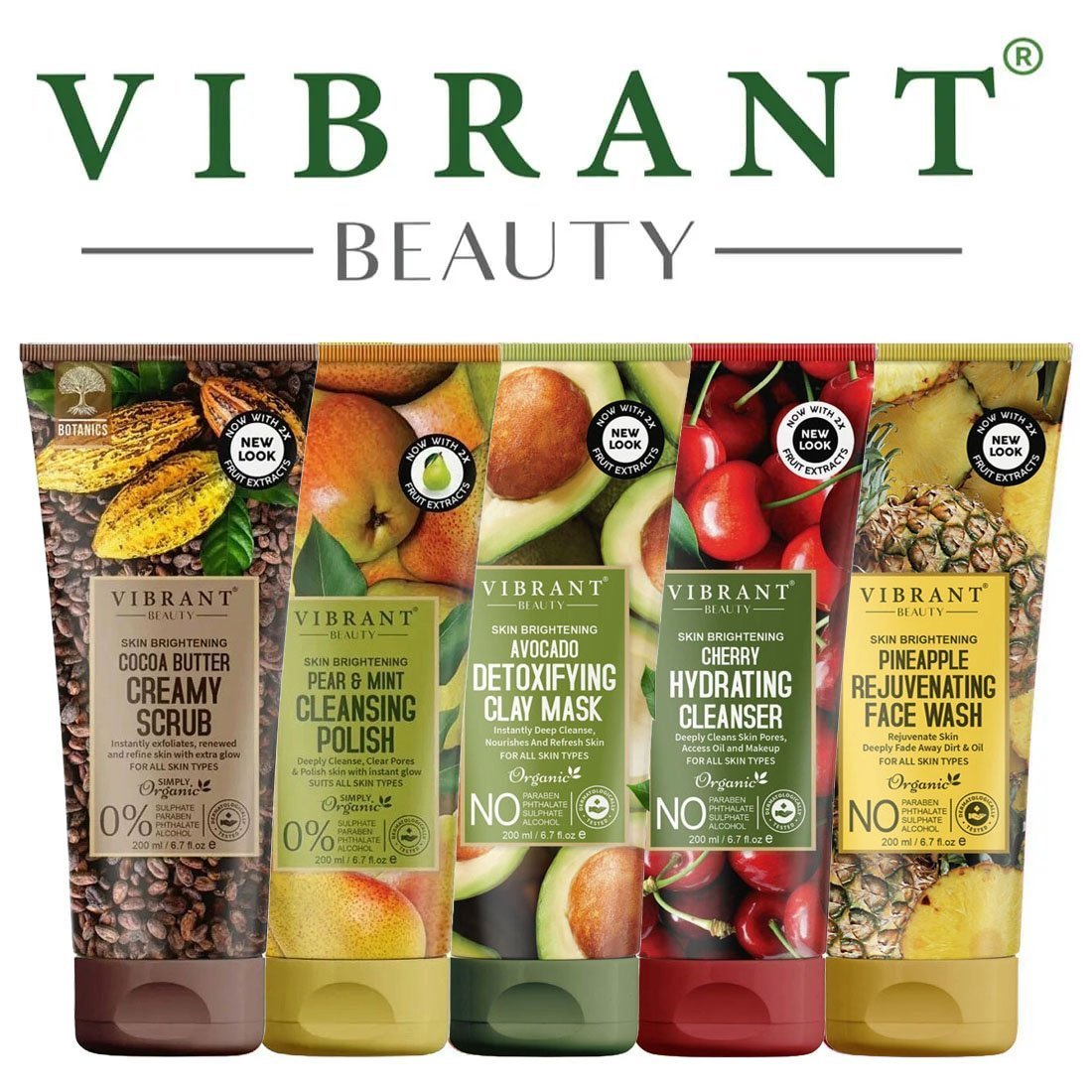Vibrant Beauty Complete Summer Skincare Facial Kit (Pack of 5)