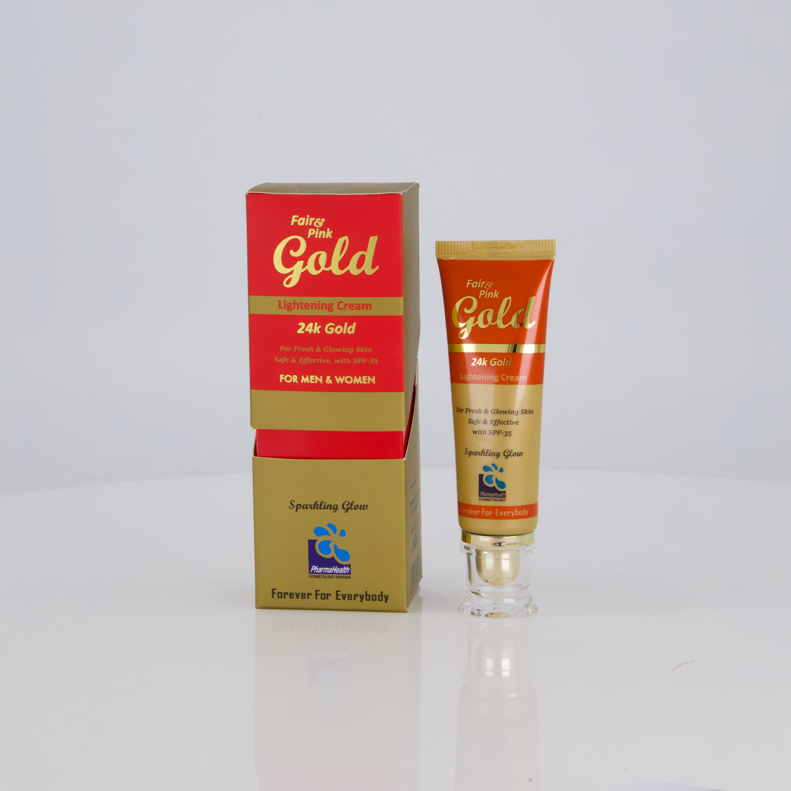 Pharma Health Fair & Pink Gold Cream (Improves Blood Circulation, And Stops Early Aging And Tanning)