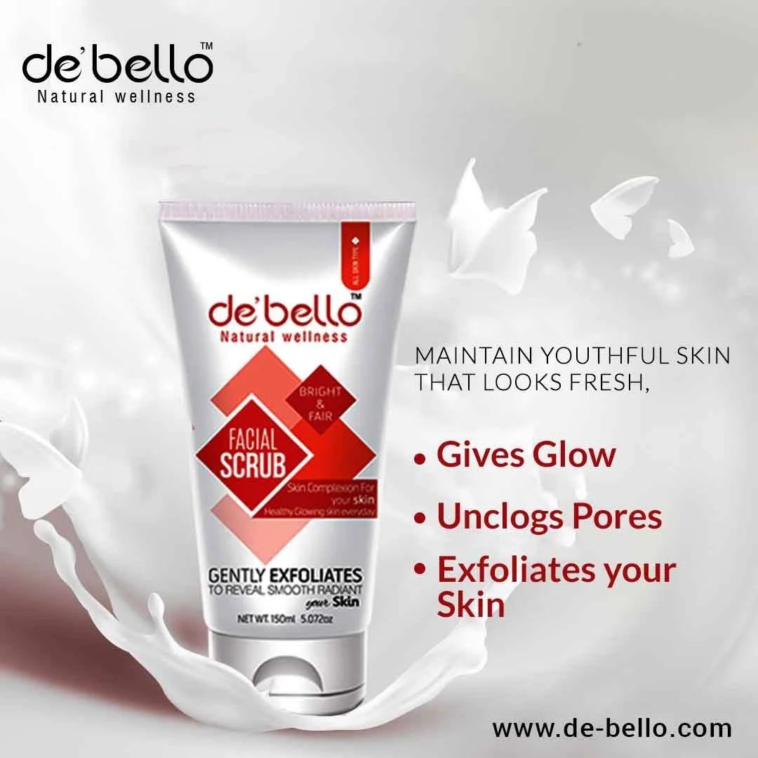 Debello Facial Scrub (150ml)