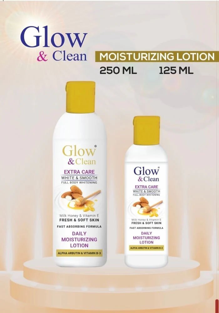 Glow & Clean Moisturizing Lotion (125ml) Hydrate and Nourish Your Skin for a Soft, Glowing Complexion