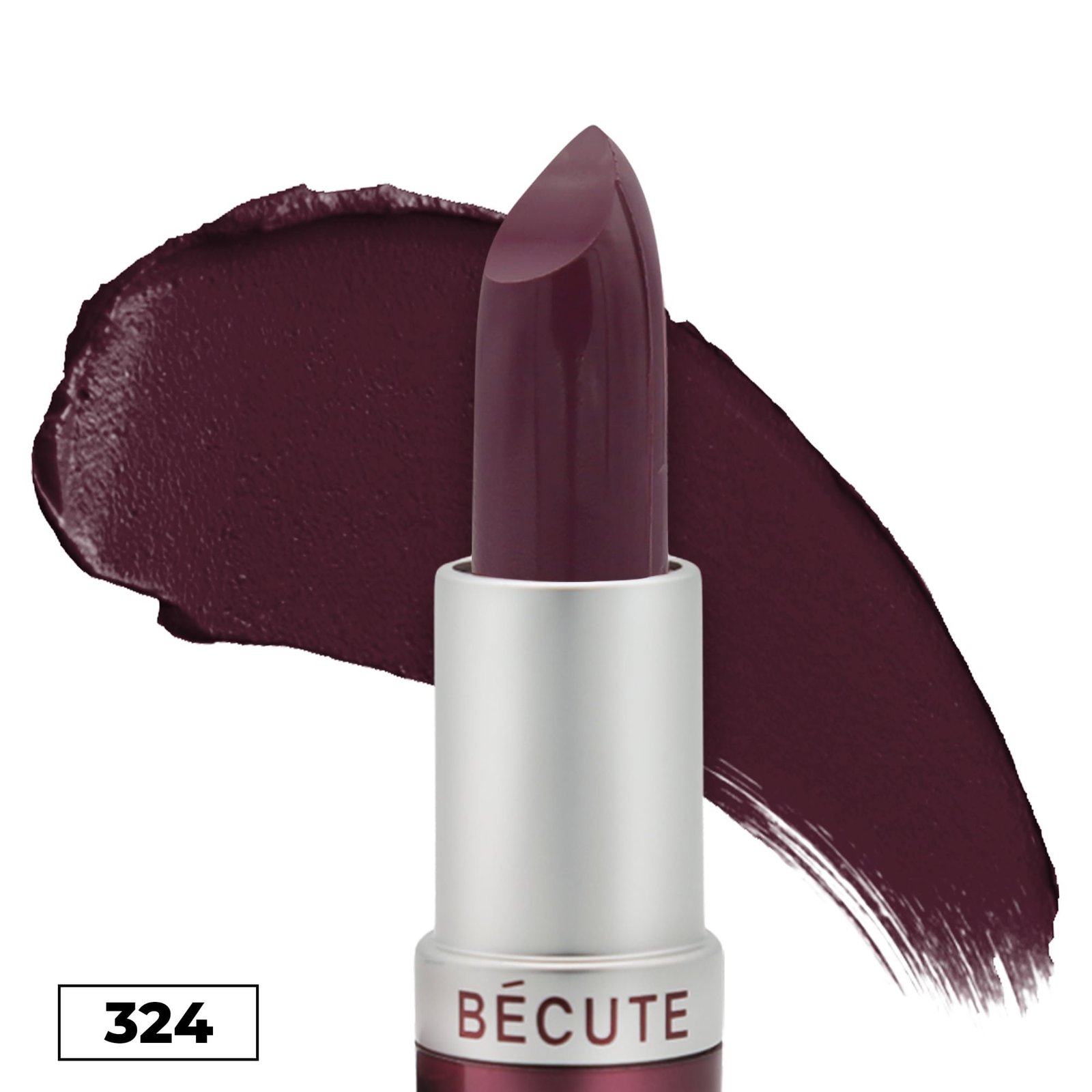 Becute Cosmetics New Mahroon Lipstick #324