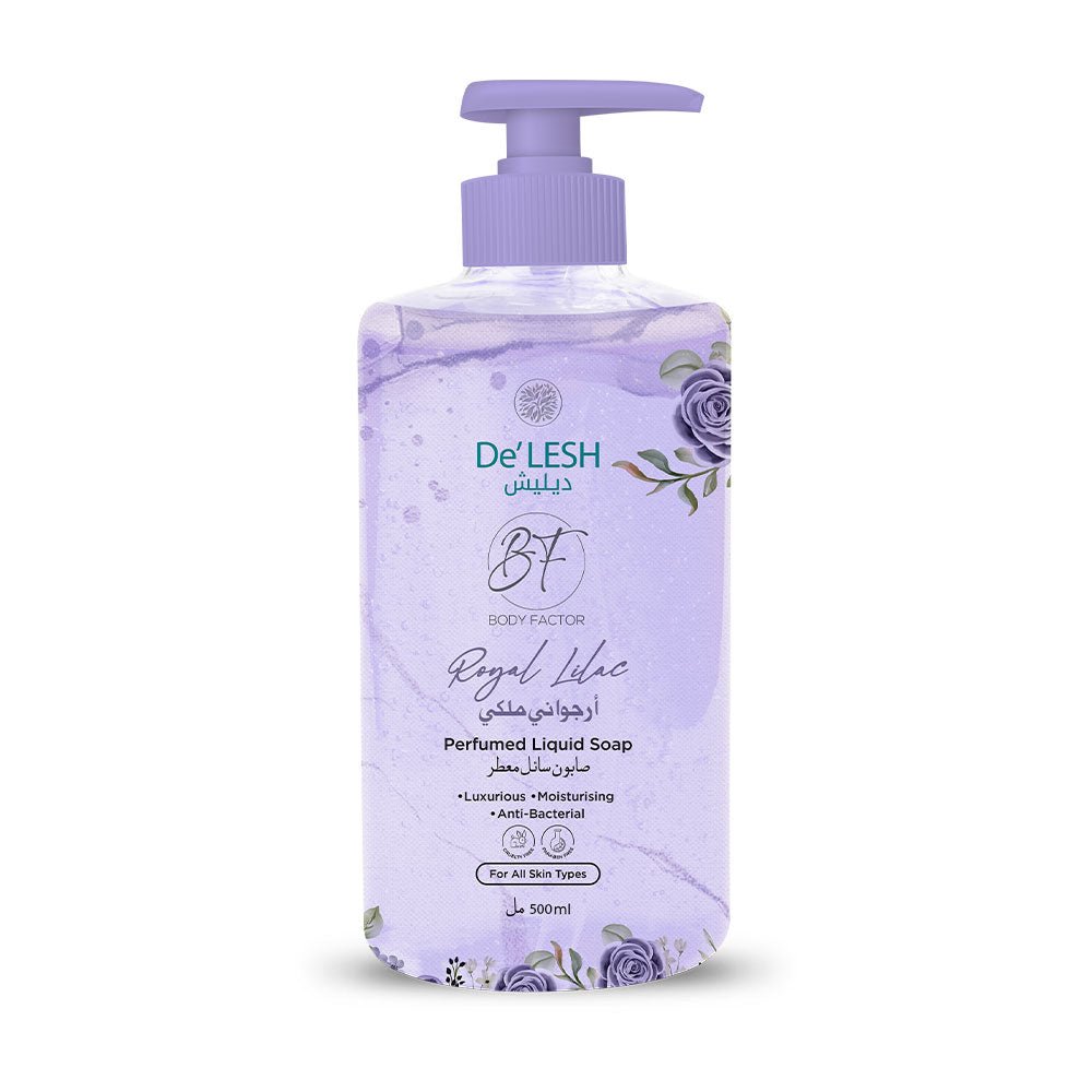 Delesh Body Factor Perfumed Liquid Soap (Royal Lilac) (250ml)
