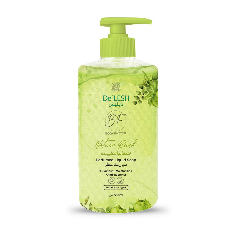 Delesh Body Factor Perfumed Liquid Soap (Nature Rush) (250ml)