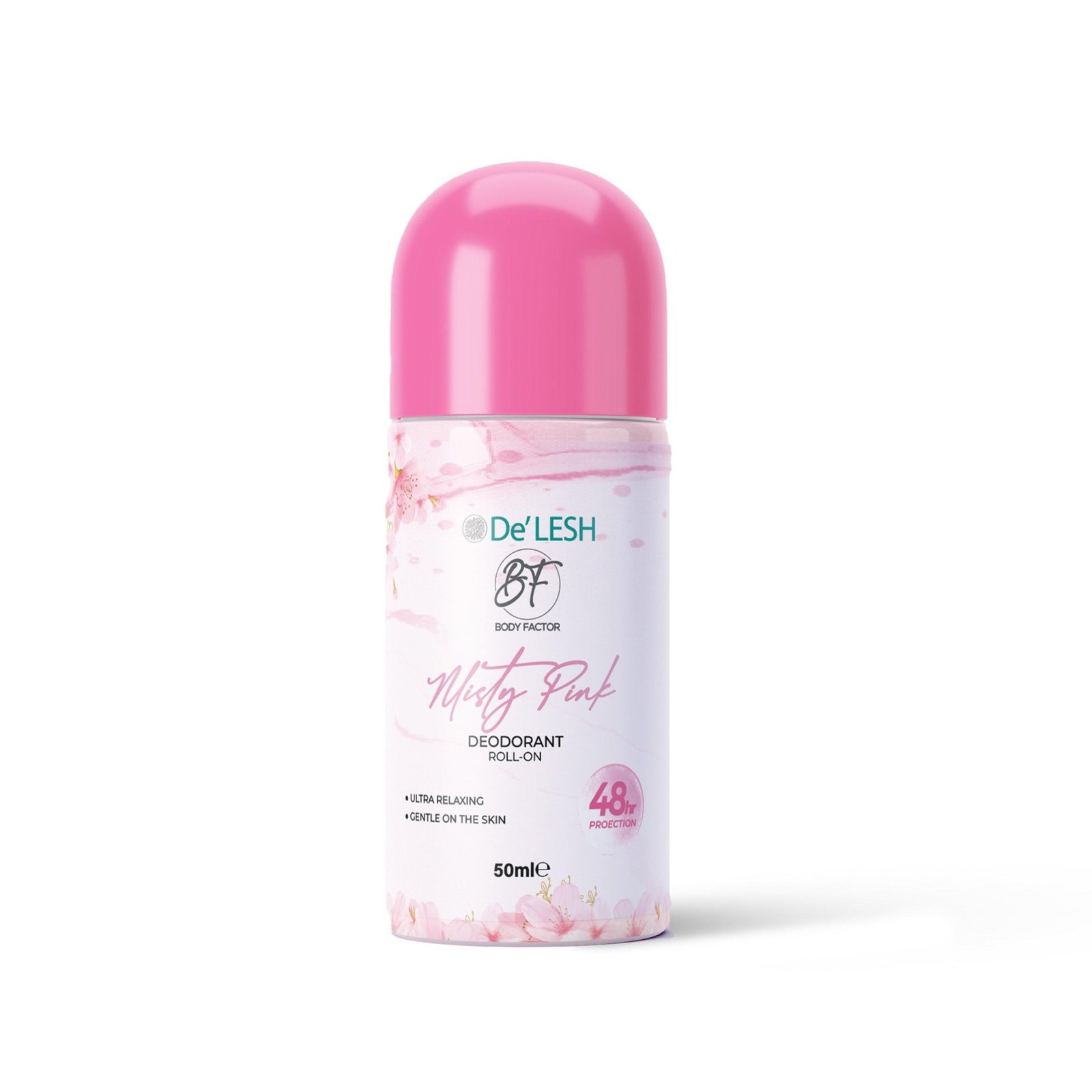 Delesh Body Factor Roll On Misty Pink (50ml)