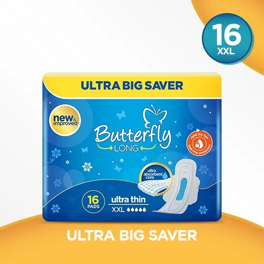 Butterfly Ultra Big Saver 16 Pcs