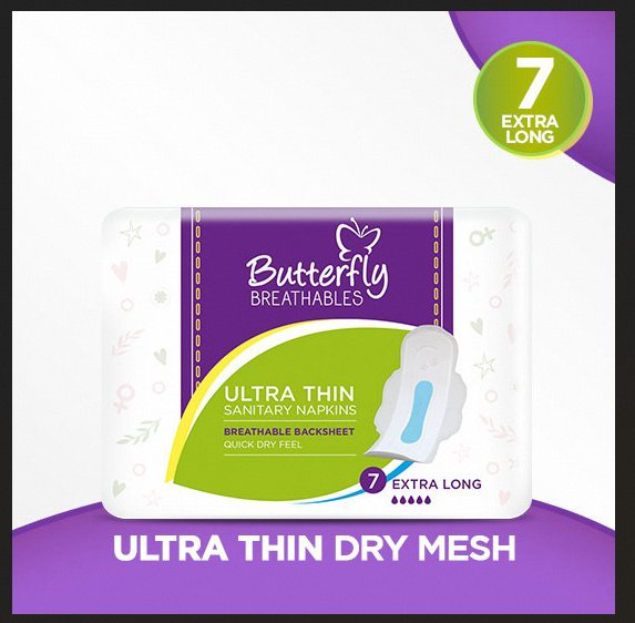 Butterfly Breathables Net Extra Long Pack of 7