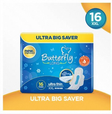 Butterfly Ultra Big Saver Sanitary Pads XXL FOC