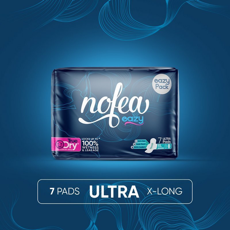 Nofea Eazy Napkin Sanitary Pad Ultra Extra Long 7 Pads