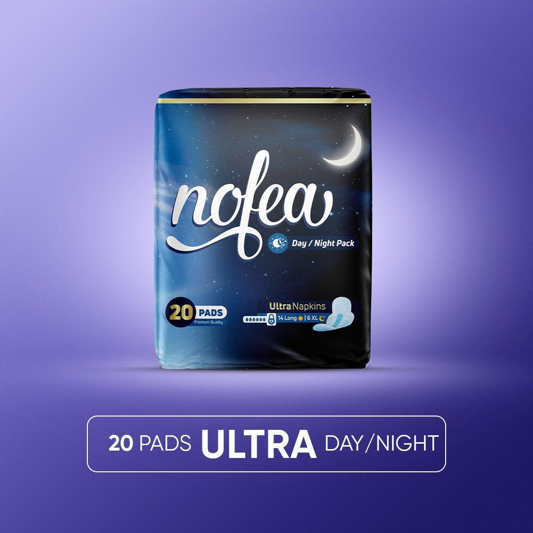 Nofea Napkins Sanitary Pads Day and Night Ultra 20 Pads