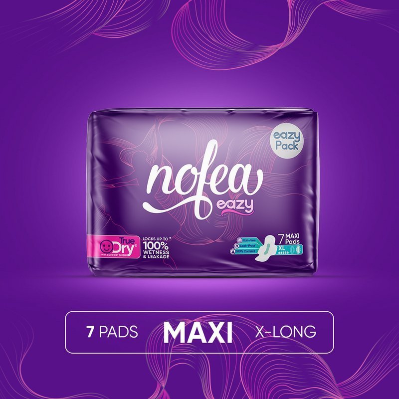 Nofea Eazy Napkin Sanitary Pad Maxi Extra Long (7 Pads)
