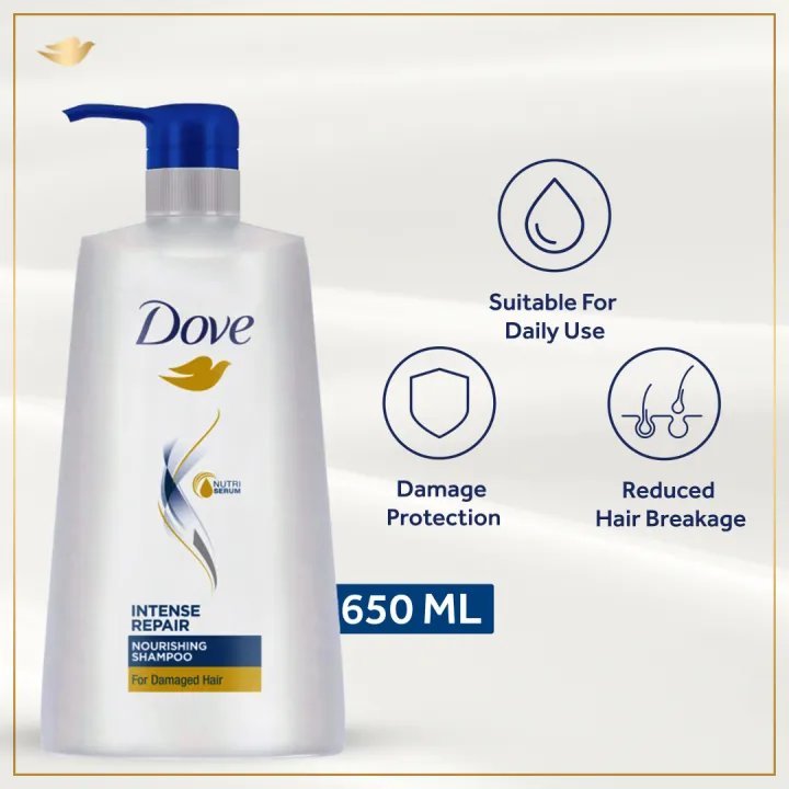 Dove Shampoo Intense Repair (650ml)