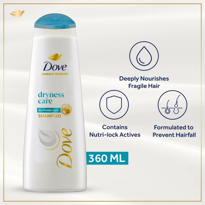 Dove Shampoo Dryness Care (360ml)
