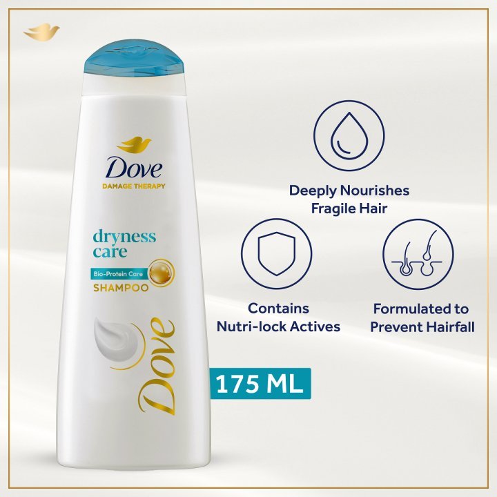 Dove Shampoo Dryness Care (175ml)