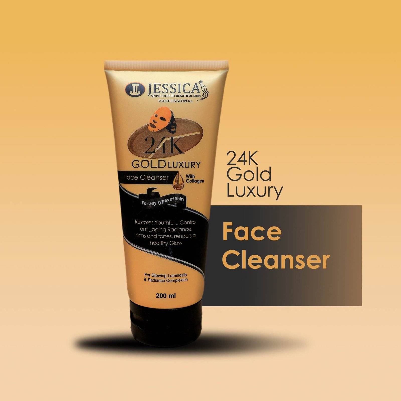 Jessica Luxury 24K Gold Facial Cleanser (175ml)