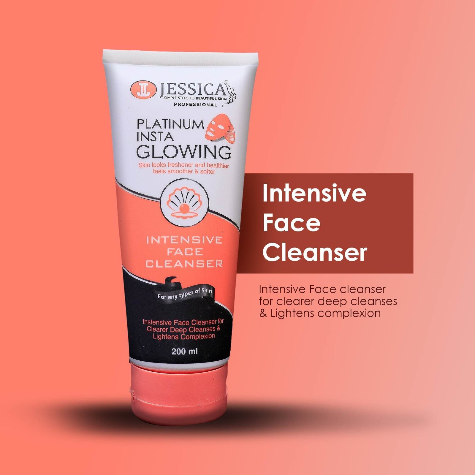 Jessica Platinum Insta Glowing Intensive Face Cleanser (175ml)