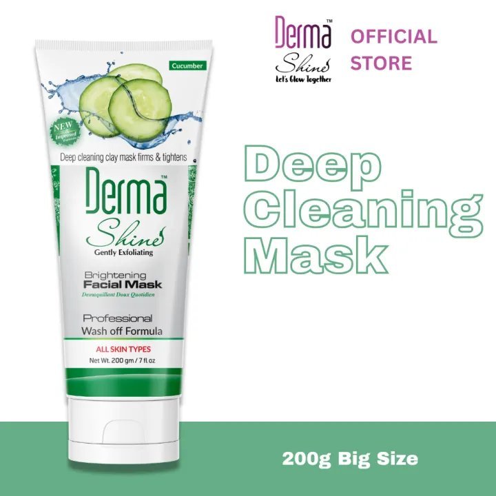 Derma Shine Hydrating Cucumber Facial Mask