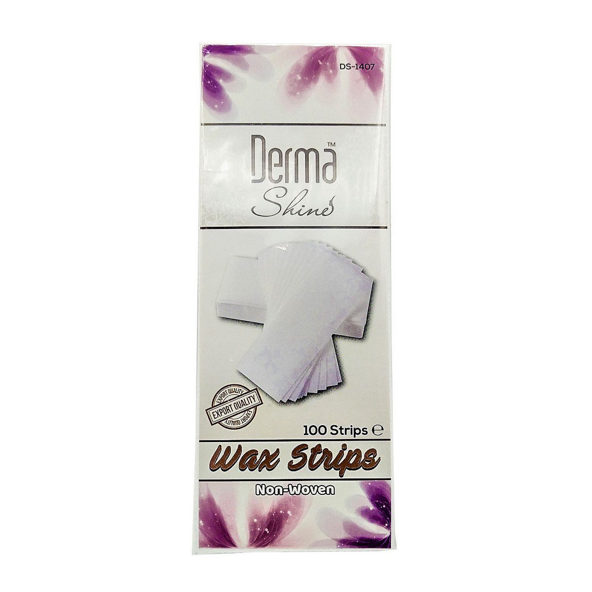 Derma Shine Wax Strips Non-Woven 100 Strips Pack