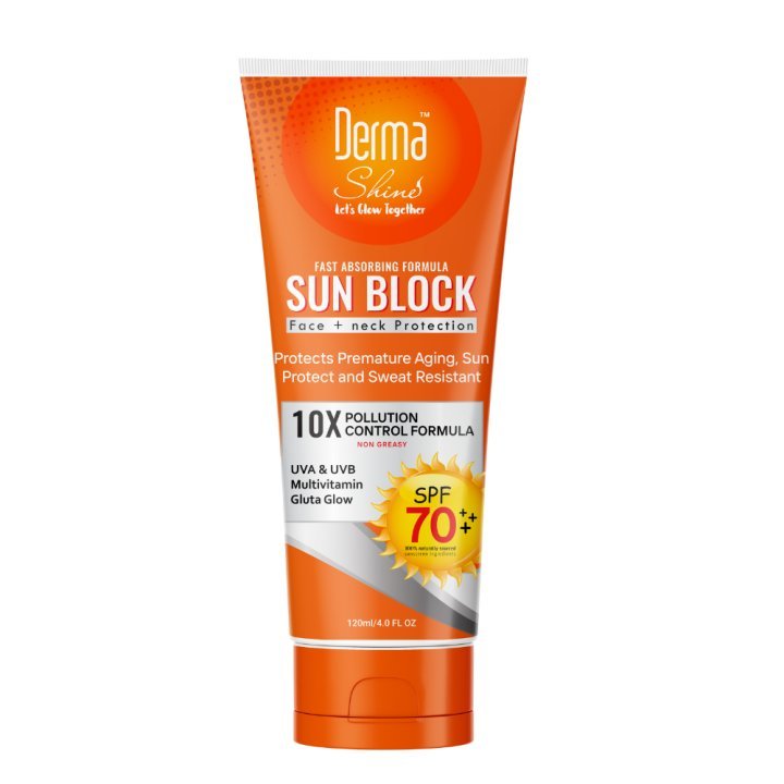 Derma Shine Sunblock Spf 70 Face & Neck