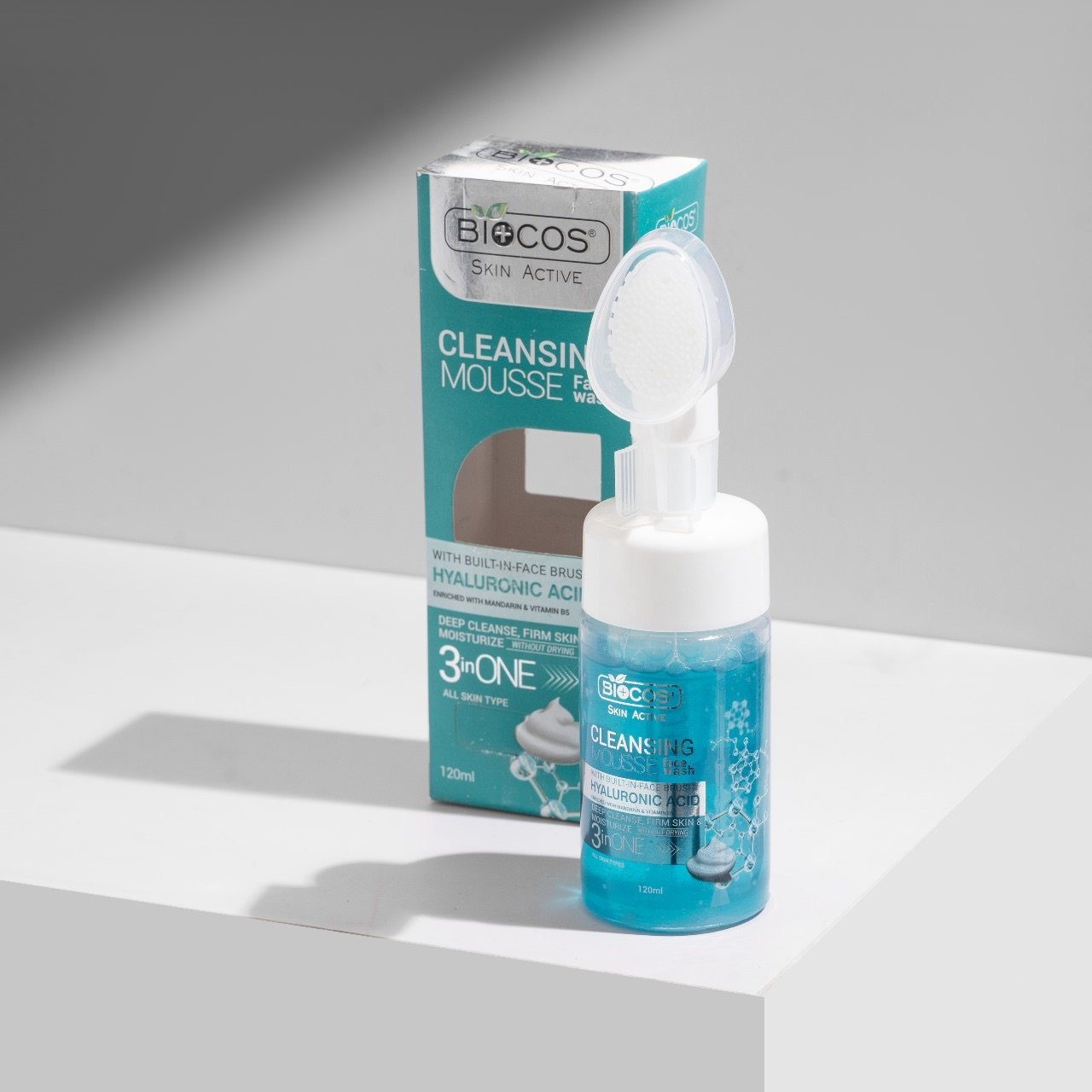 Biocos Hyaluronic Acid Cleansing Mousse Face Wash (120ml)