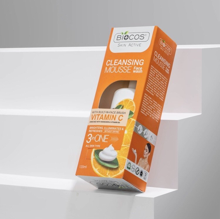 Biocos Face Wash Mousse With Vitamin C