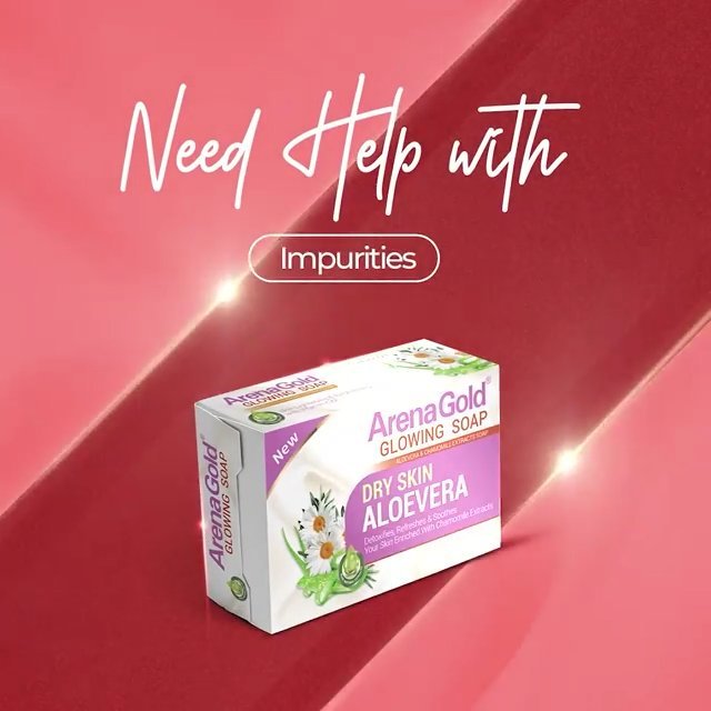 Arena Gold Aloe Vera Soap For Dry Skin