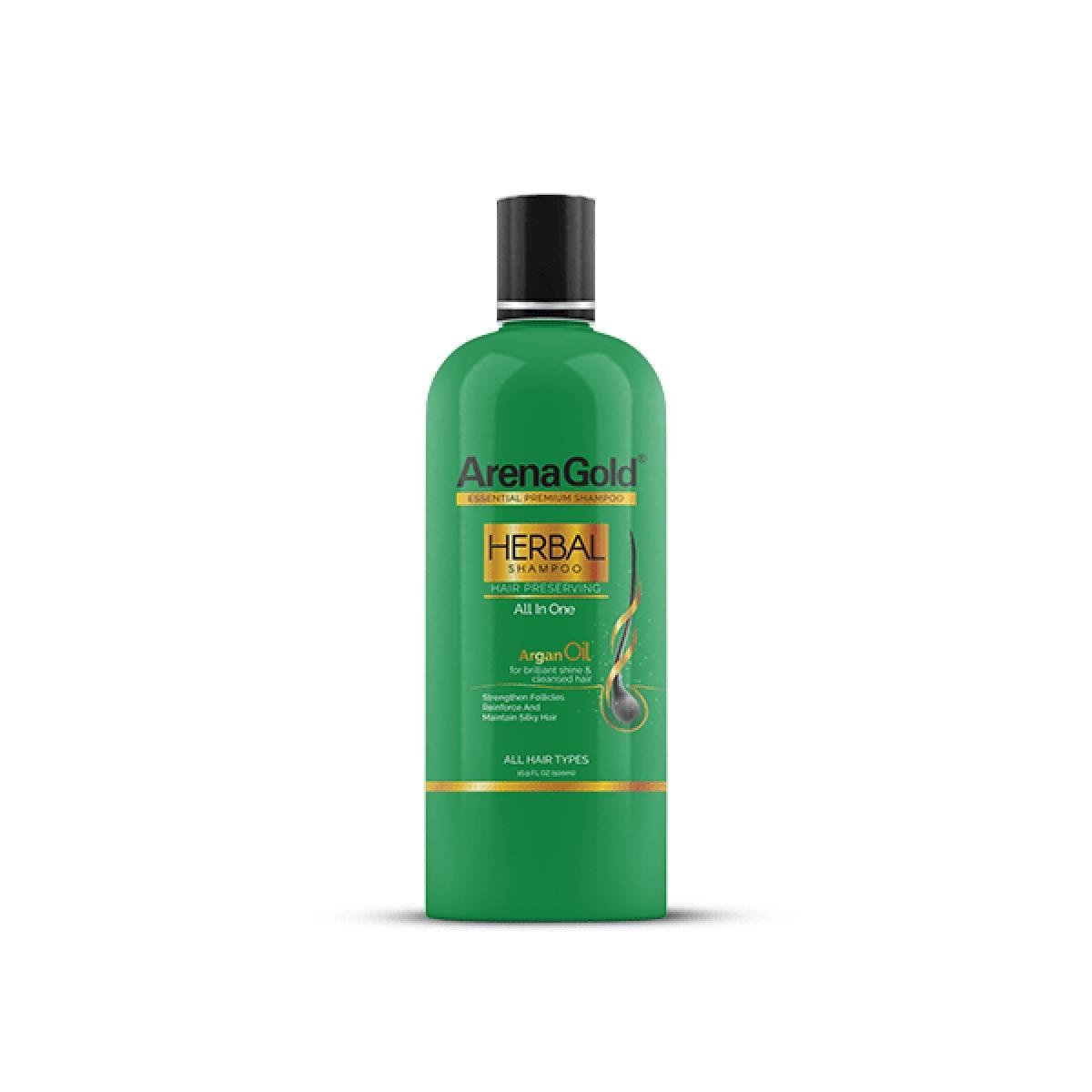 Arena Gold Herbal Shampoo Argan Oil Extracts (400ml)