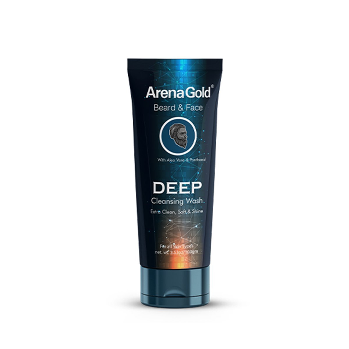 Arena Gold Beard & Face Wash (100gm)