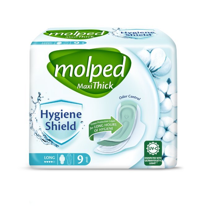 Molped Maxi Hygiene Shield Long (9 Pads)