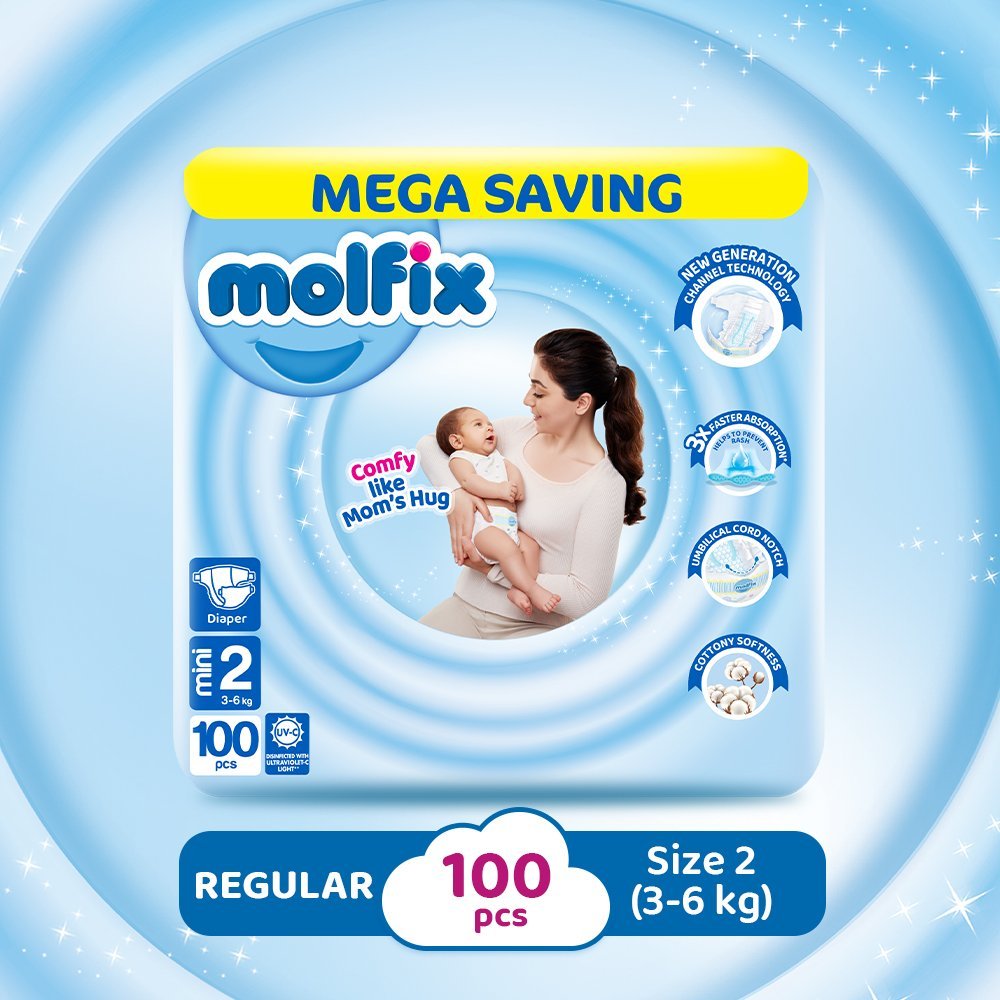 Molfix Cc Uv Mini (100 Pcs) Mega Saving