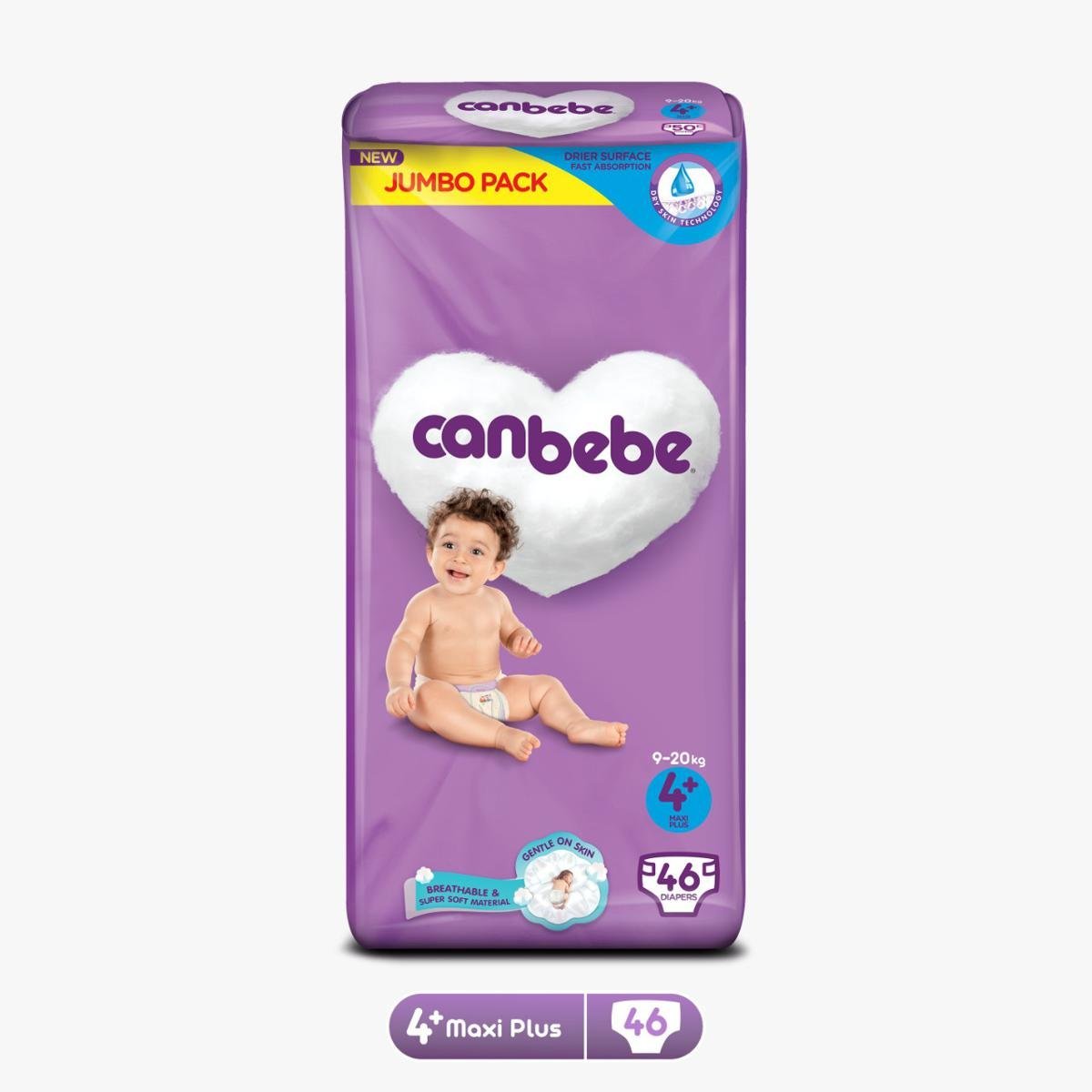 Canbebe Jumbo Maxi Plus (9-20kg, 46 Pcs)