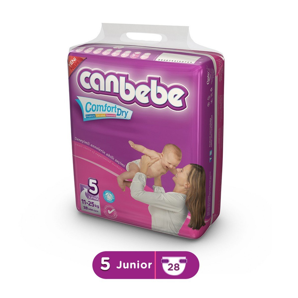 Canbebe Super Junior Comfort Dry (11-25kg, 28 Pcs)