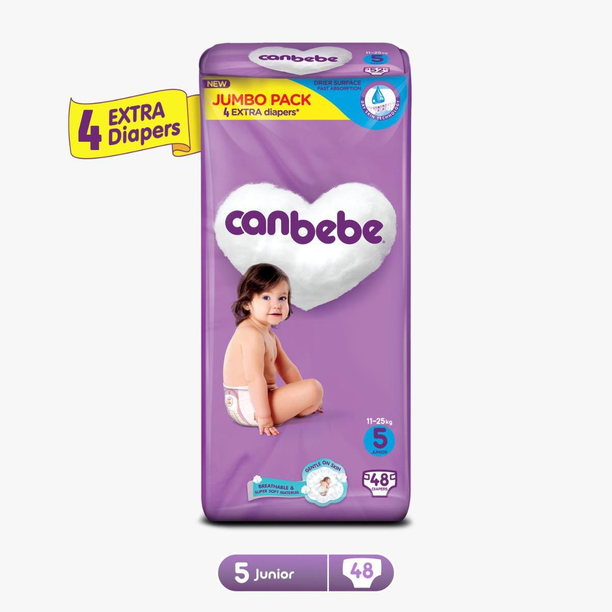 Canbebe Jumbo Junior (Size 5, 11-25kg, 48 Pcs)
