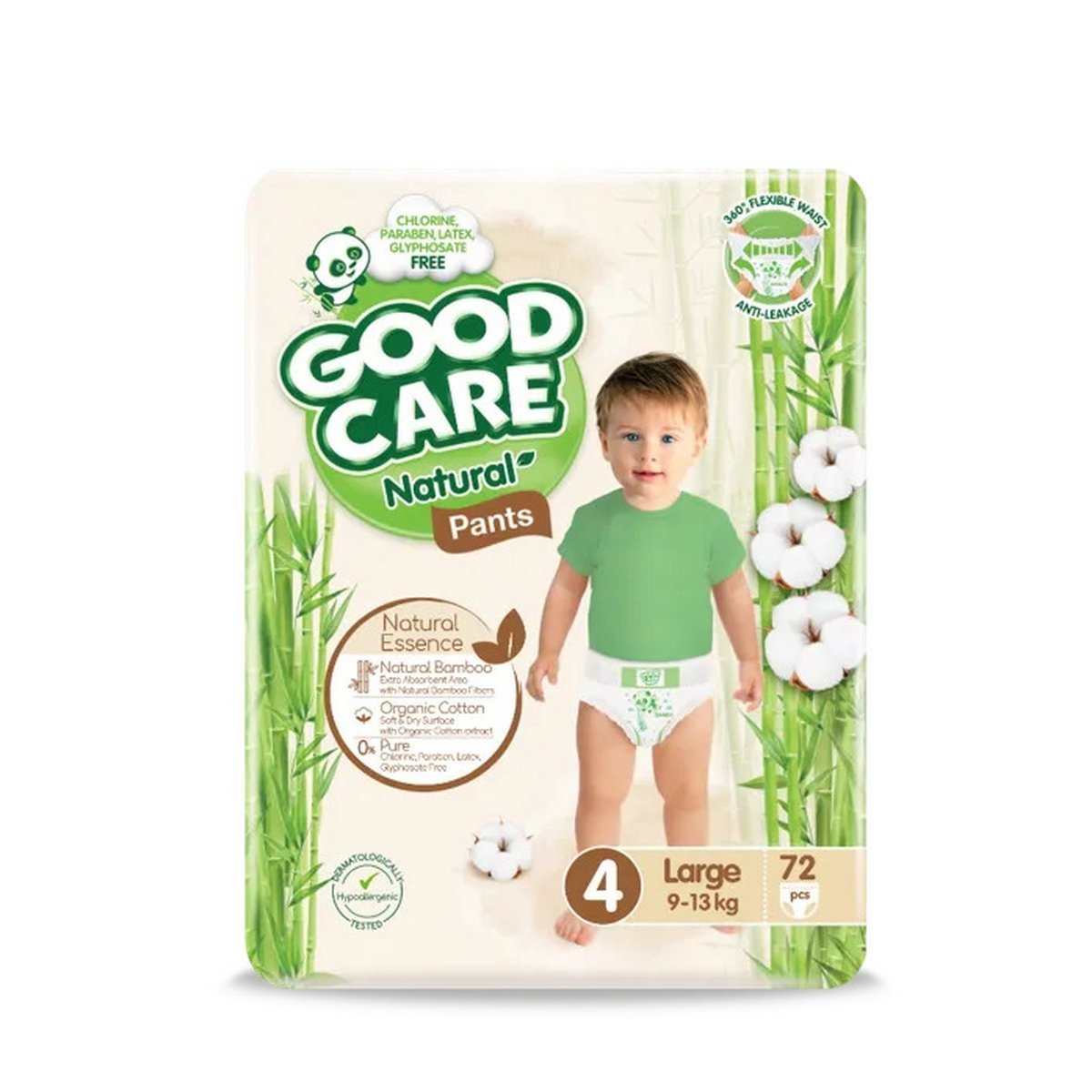 Goodcare Natural Pants Size 4 (9-13kg) 72 Pcs Mega Pack