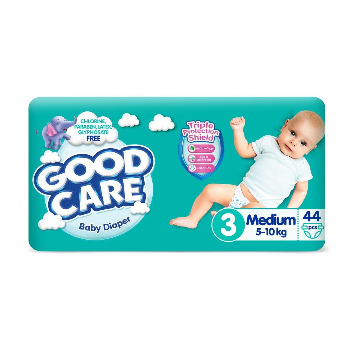 Goodcare Diaper Size 3 (5-10kg) 44 Pcs Twin Pack