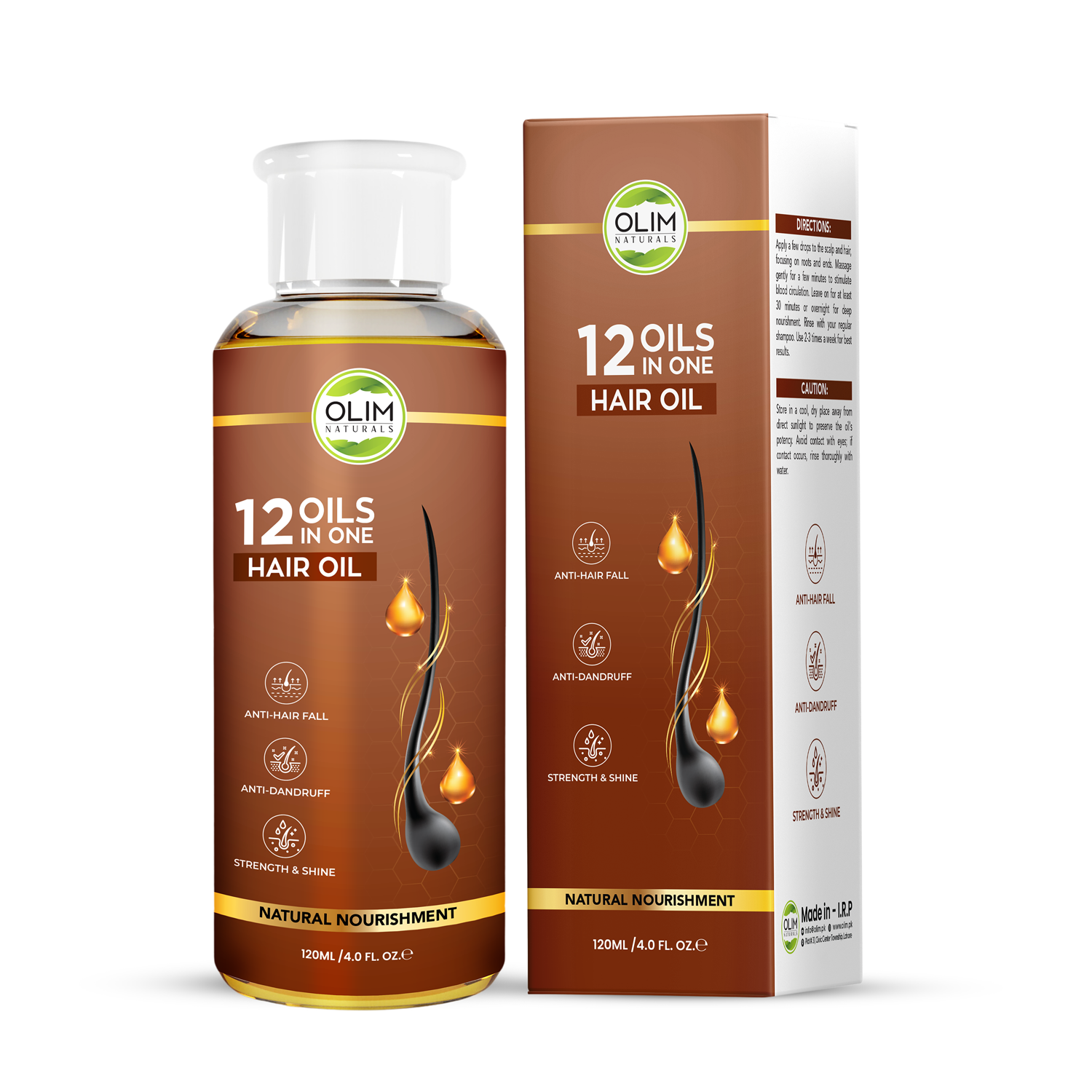 Olim Naturals Hair Oil 12 In 1 Miracle