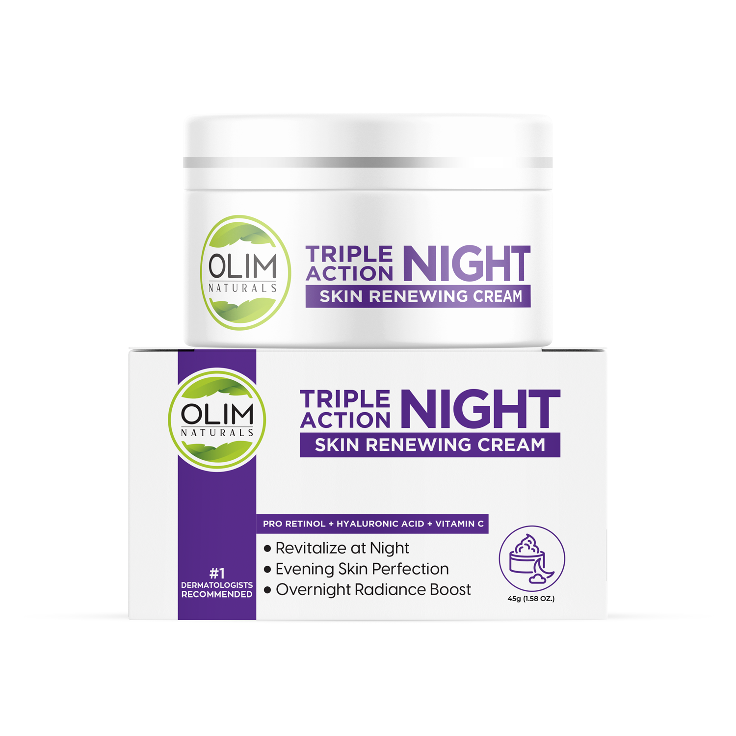 Olim Naturals Night Cream Triple Action