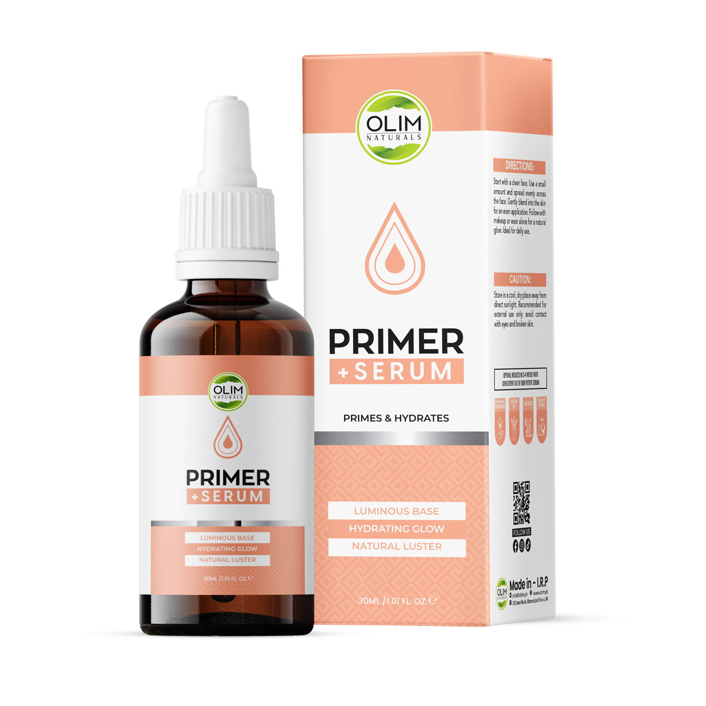 Olim Naturals Primer + Serum
