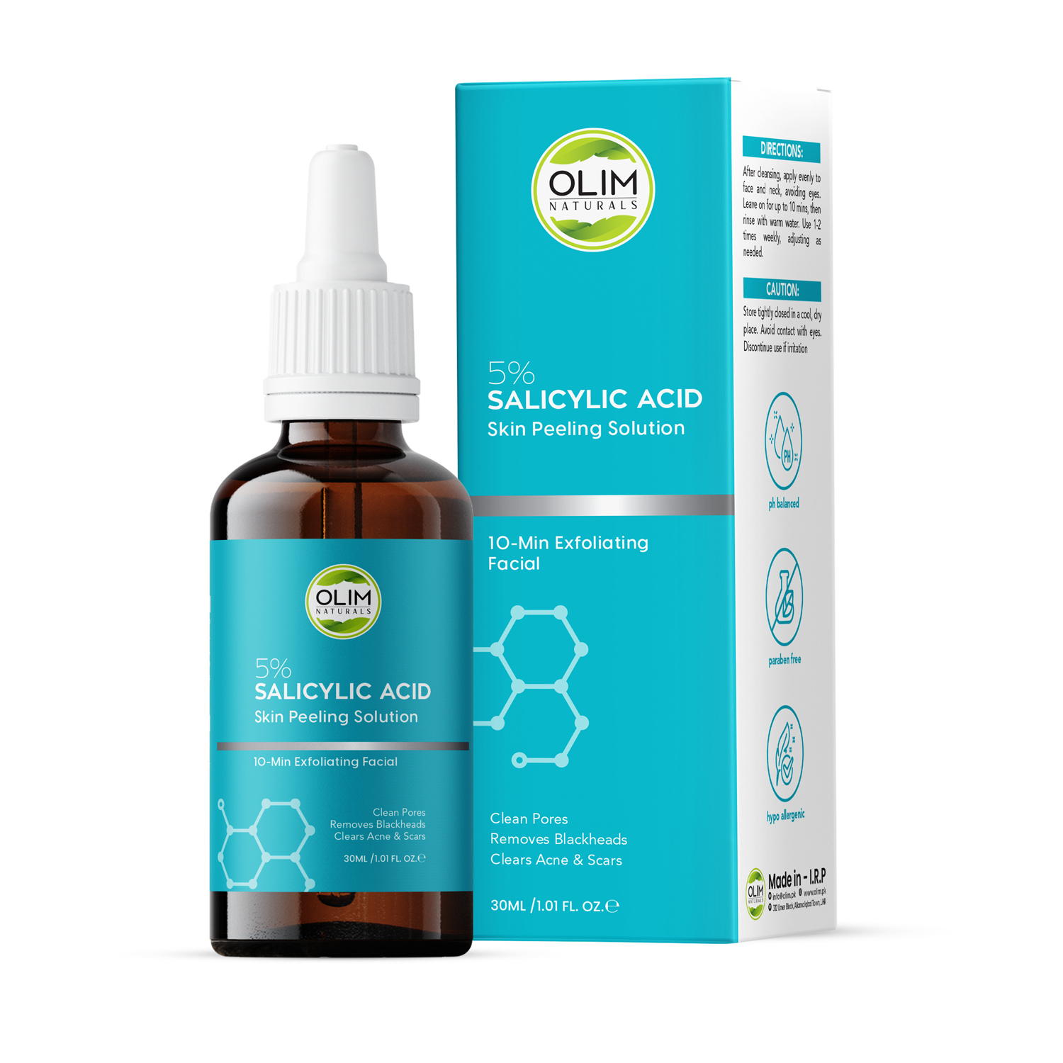 Olim Naturals Salicylic Acid 5% Peeling Solution