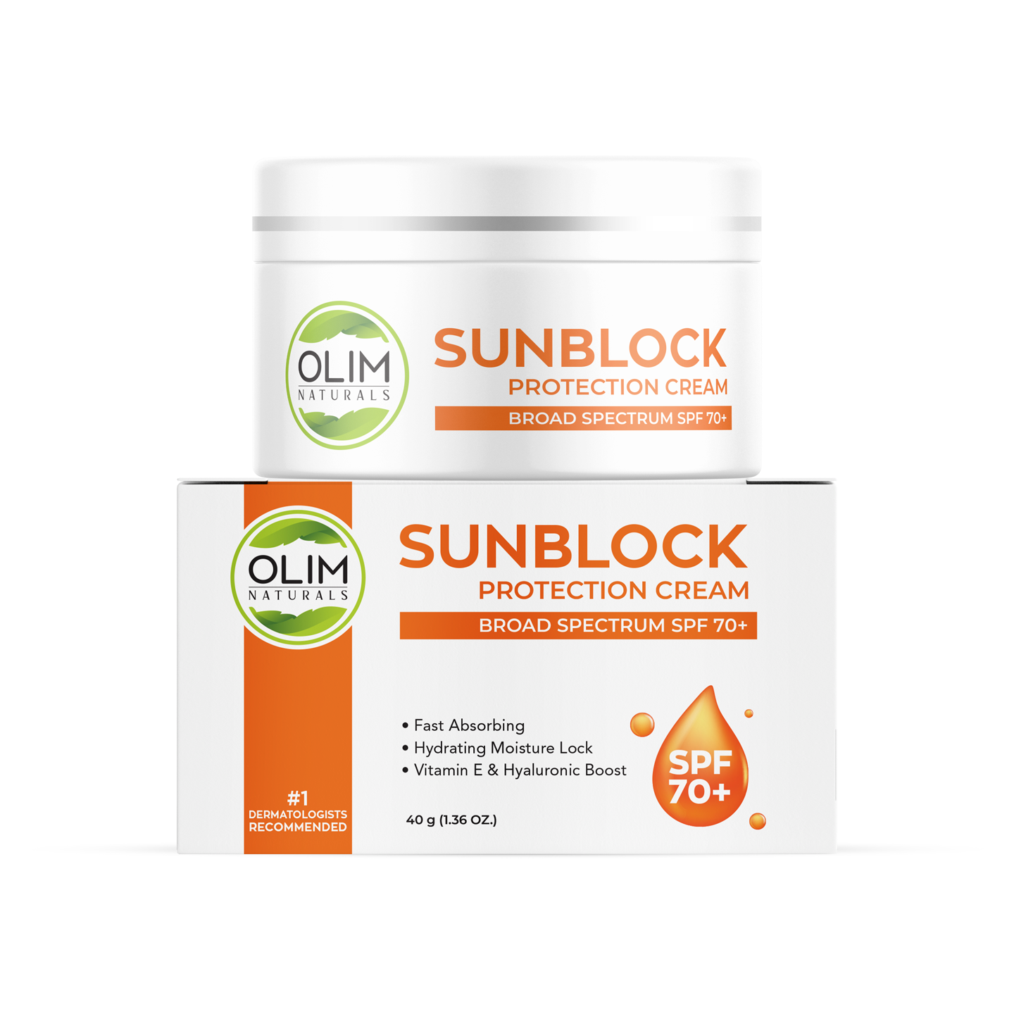 Olim Naturals Spf 70 Broad Spectrum Sunblock Sunscreen