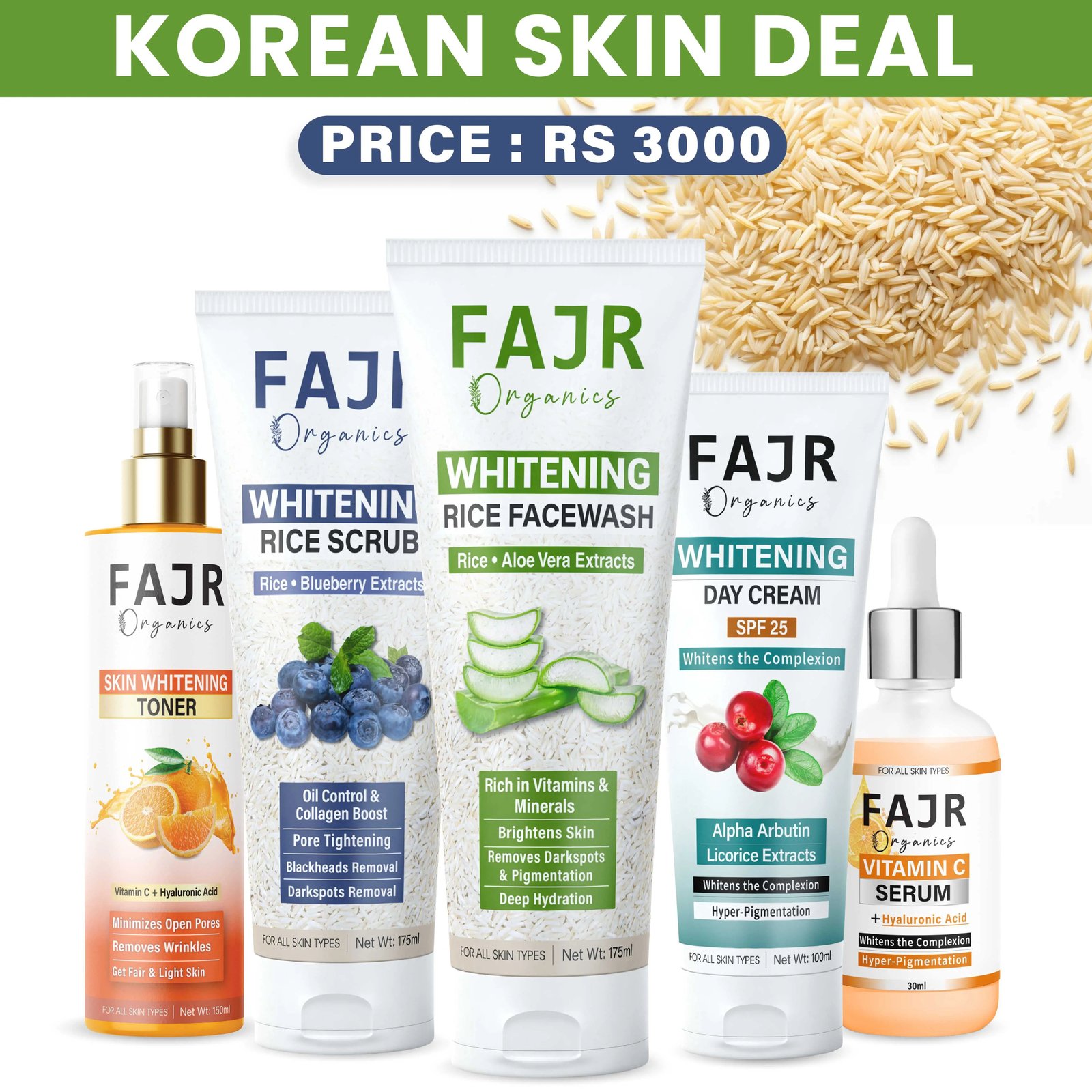 Fajr Organics Korean Skin Deal