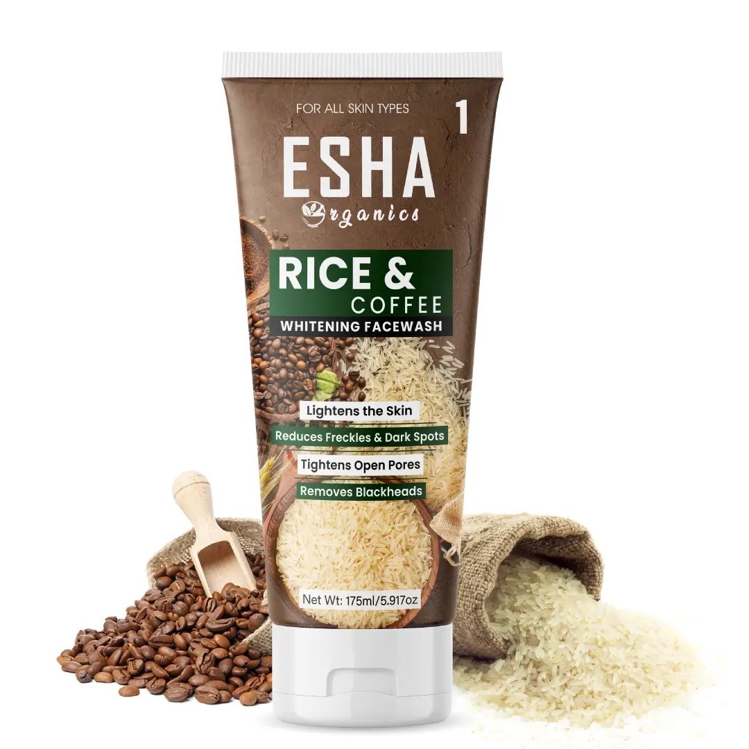 Esha Organics Rice & Coffee Face Wash