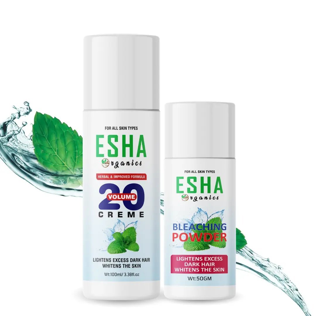 Esha Organics Bleaching Powder & 20 Volume Cream
