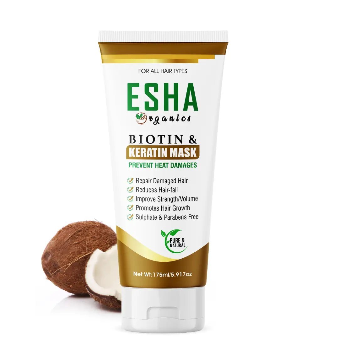 Esha Organics Biotin And Keratin Anti Hair Loss Mask