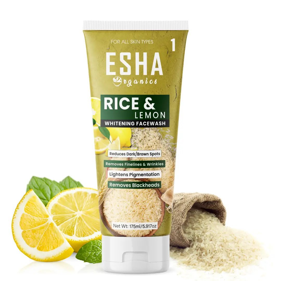 Esha Organics Rice & Lemon Face Wash